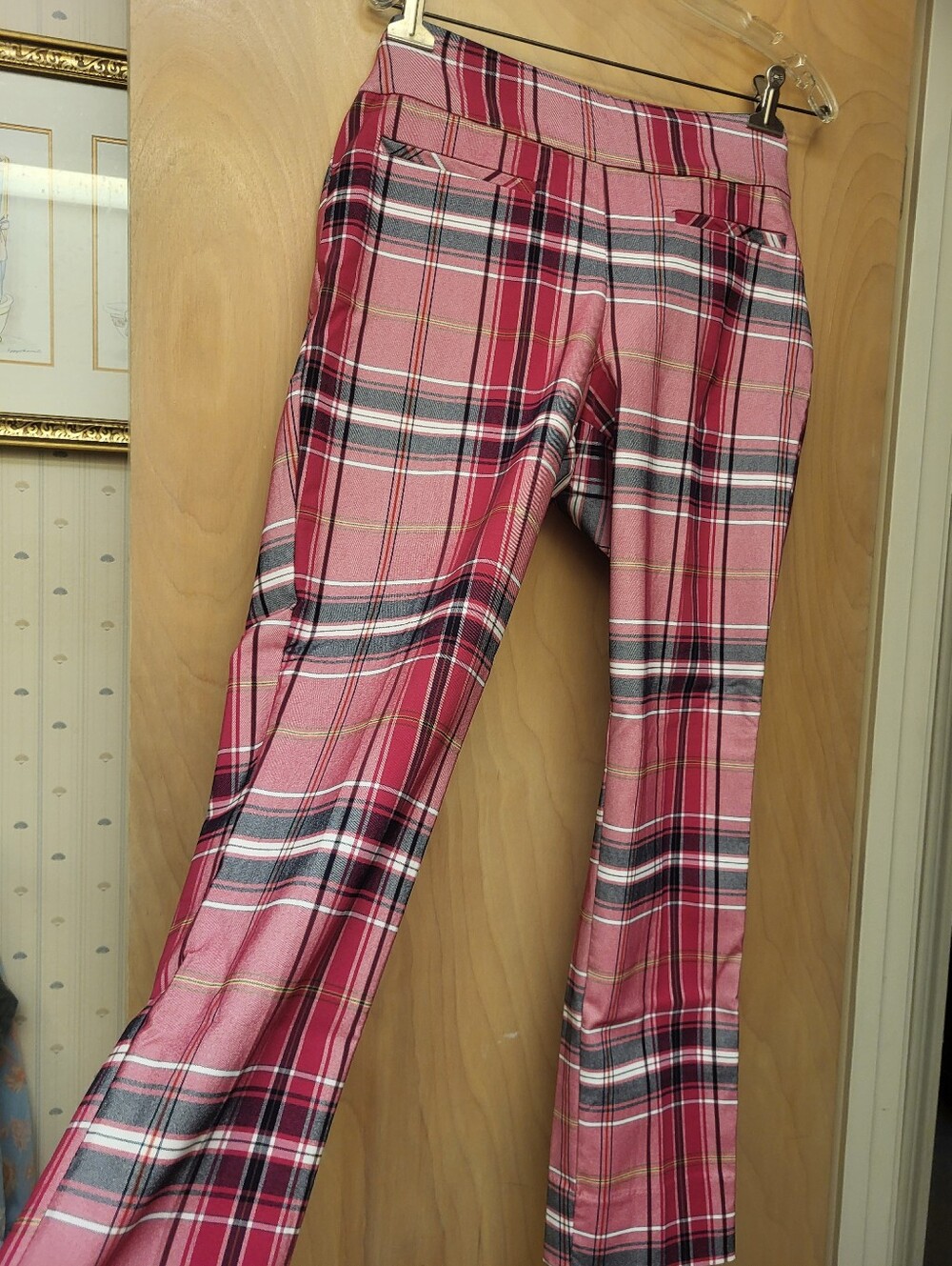 Plaid Pink Pants Sz 14 P Academia New Tags
